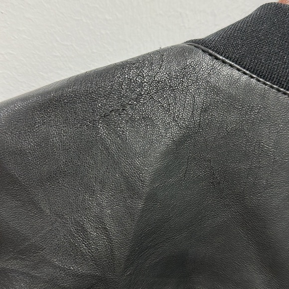 Zara Man Black PU Zip Jacket in Size M - Picture 4 of 4